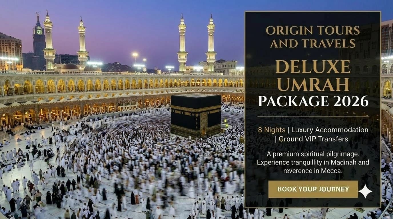 Deluxe Umrah Package 2026 8 Nights